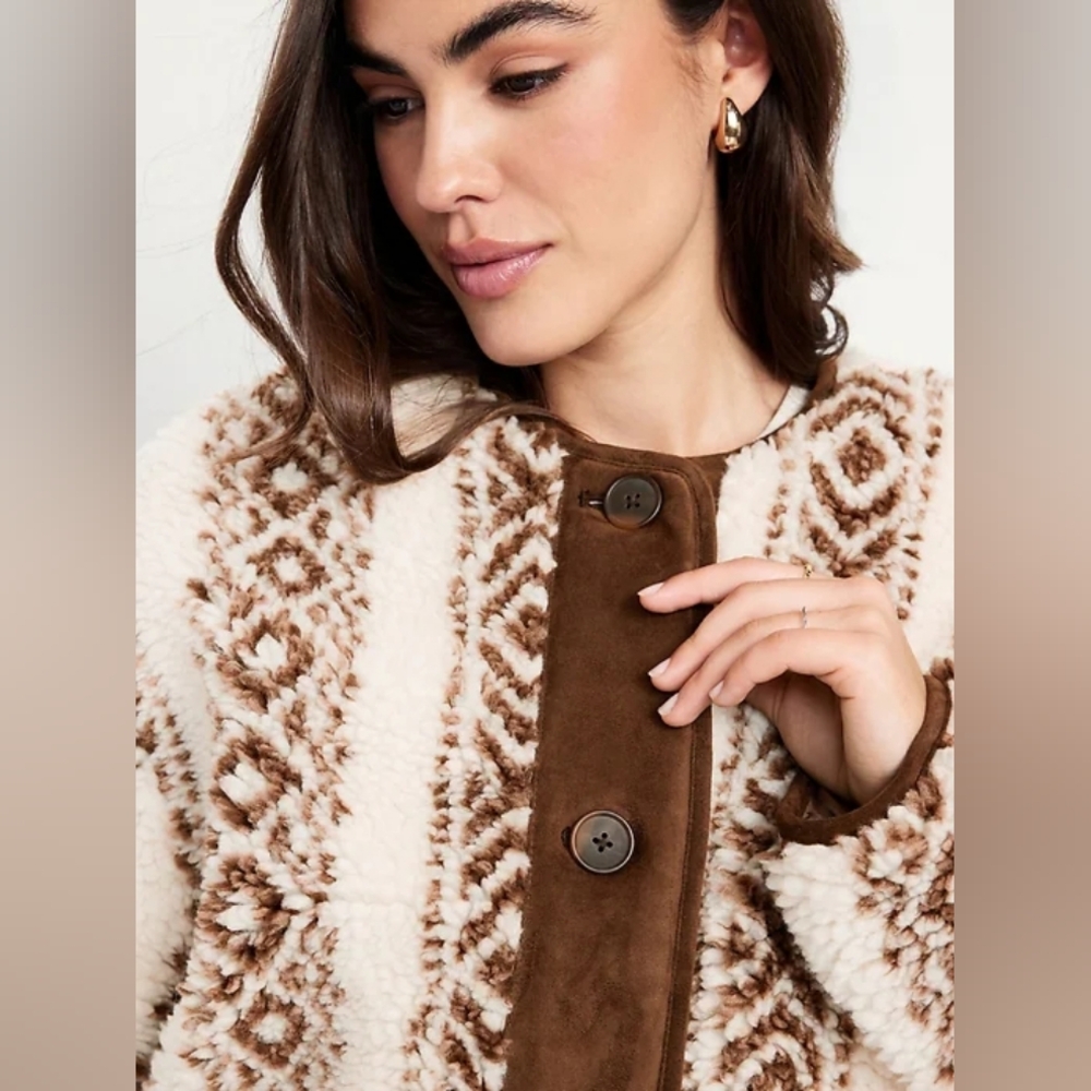 Old Navy Shearling Jacket NWT - image 4